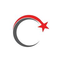 Star logo vector template element symbol design