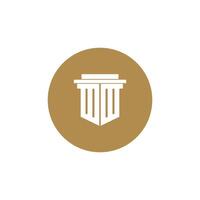 Column logo vector template symbol element design