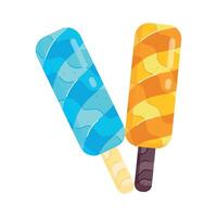 Flat icon of ice cream vector