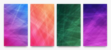 Modern colorful gradient background with lines vector