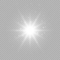 Light effect of lens flares vector