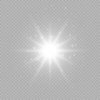 Light effect of lens flares vector