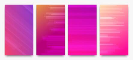 Modern colorful gradient background with lines vector