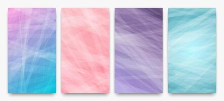 Modern colorful gradient background with lines vector