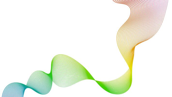 Abstract backdrop with wave gradient lines