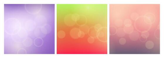 Abstract background with blur bokeh light effect vector