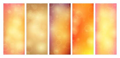 Abstract background with blur bokeh light effect vector