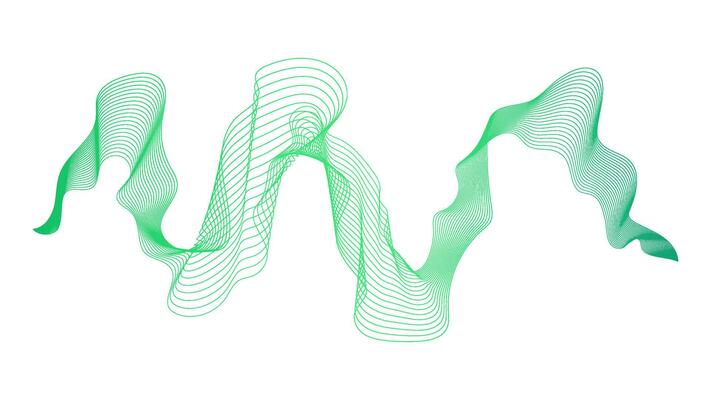 Abstract backdrop with wave gradient lines