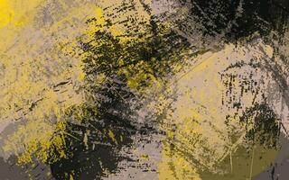 Abstract grunge texture black and yellow color background vector