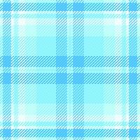 Newborn textile check vector, guy tartan seamless pattern. Tablecloth background texture plaid fabric in cyan and light colors. vector