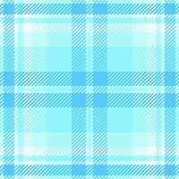 Newborn textile check vector, guy tartan seamless pattern. Tablecloth background texture plaid fabric in cyan and light colors. vector