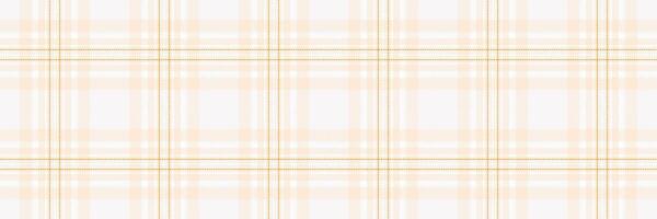 Foot plaid check vector, tape fabric background tartan. Indoor seamless texture pattern textile in white and antique white colors. vector