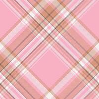 Plaid pattern vector. Check fabric texture. Seamless textile design for clothes, paper print. vector
