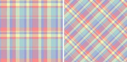 Fabric background pattern of plaid texture seamless with a vector check tartan textile. Set in favorite colors. Eco friendly packaging ideas for products.