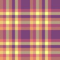 Background vector textile of seamless pattern plaid with a check texture tartan fabric.