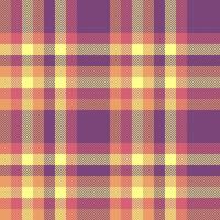 Background vector textile of seamless pattern plaid with a check texture tartan fabric.