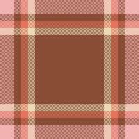 Plaid check pattern. Seamless fabric texture. Tartan textile print. vector