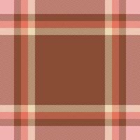 Plaid check pattern. Seamless fabric texture. Tartan textile print. vector