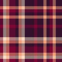 Seamless textile plaid of vector pattern texture with a background check fabric tartan.