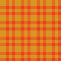 Plaid check pattern. Seamless fabric texture. Tartan textile print. vector