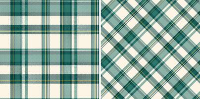Seamless vector texture of plaid textile fabric with a background tartan pattern check. Set in nature colors. Minimalist fashion ideas for a sleek look.