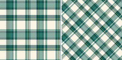Seamless vector texture of plaid textile fabric with a background tartan pattern check. Set in nature colors. Minimalist fashion ideas for a sleek look.