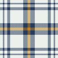 Plaid check pattern. Seamless fabric texture. Tartan textile print. vector