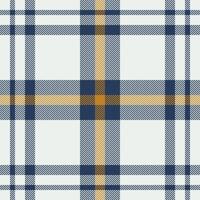 Plaid check pattern. Seamless fabric texture. Tartan textile print. vector