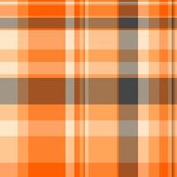 Japanese pattern background textile, craft tartan plaid fabric. Selection seamless vector check texture in orange and pastel colors.