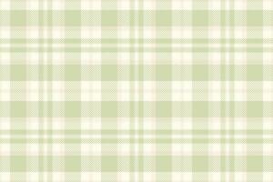 Neutral plaid texture seamless, material pattern check vector. Customized tartan background textile fabric in light and ivory colors. vector