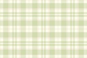 Neutral plaid texture seamless, material pattern check vector. Customized tartan background textile fabric in light and ivory colors. vector