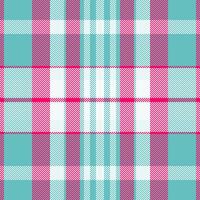 Tartan plaid pattern of texture background check with a seamless fabric vector textile.