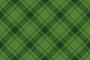 Tartan plaid background, diagonal check seamless pattern. Vector fabric texture for textile print, wrapping paper, gift card, wallpaper.