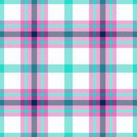 patrón sin costuras a cuadros. compruebe la textura de la tela. impresión textil vectorial. vector