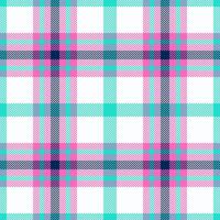 Plaid seamless pattern. Check fabric texture. Vector textile print.