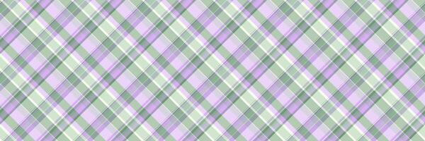 Textured background pattern fabric, scarf vector texture seamless. Patterned tartan check textile plaid in pastel and light colors.