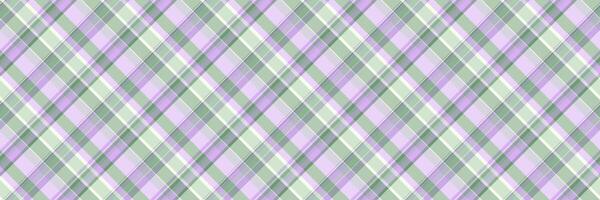 Textured background pattern fabric, scarf vector texture seamless. Patterned tartan check textile plaid in pastel and light colors.