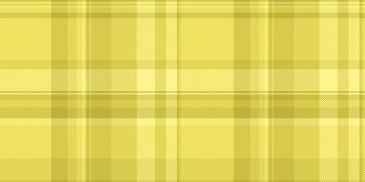 Styling check tartan vector, self textile fabric seamless. Horizontal pattern plaid background texture in yellow color. vector