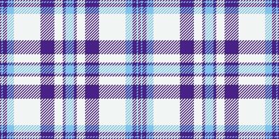 Scratch textile background plaid, gentleman fabric check vector. Scrapbook pattern tartan seamless texture in white and violet colors. vector