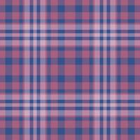 Plaid seamless pattern in red. Check fabric texture. Vector textile print.