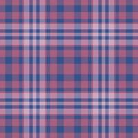 Plaid seamless pattern in red. Check fabric texture. Vector textile print.