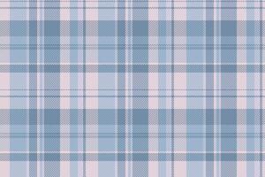 Production check texture plaid, suit seamless textile background. Oriental tartan fabric pattern vector in cyan and white colors.