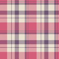 Seamless pattern fabric of tartan check texture with a background plaid vector textile.