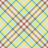 Plaid pattern vector. Check fabric texture. Seamless textile design for clothes, paper print. vector