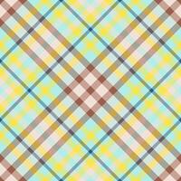 Plaid pattern vector. Check fabric texture. Seamless textile design for clothes, paper print. vector