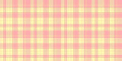 Figure textile plaid fabric, frame seamless tartan background. Curtain texture pattern check vector in red and light colors.