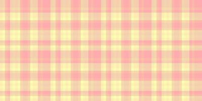 Figure textile plaid fabric, frame seamless tartan background. Curtain texture pattern check vector in red and light colors.