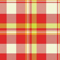 Texture textile plaid of background vector pattern with a seamless fabric tartan check.