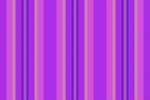 Decorate background stripe lines, web pattern textile fabric. Short texture vector vertical seamless in purple and pink colors.