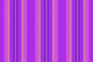 Decorate background stripe lines, web pattern textile fabric. Short texture vector vertical seamless in purple and pink colors.